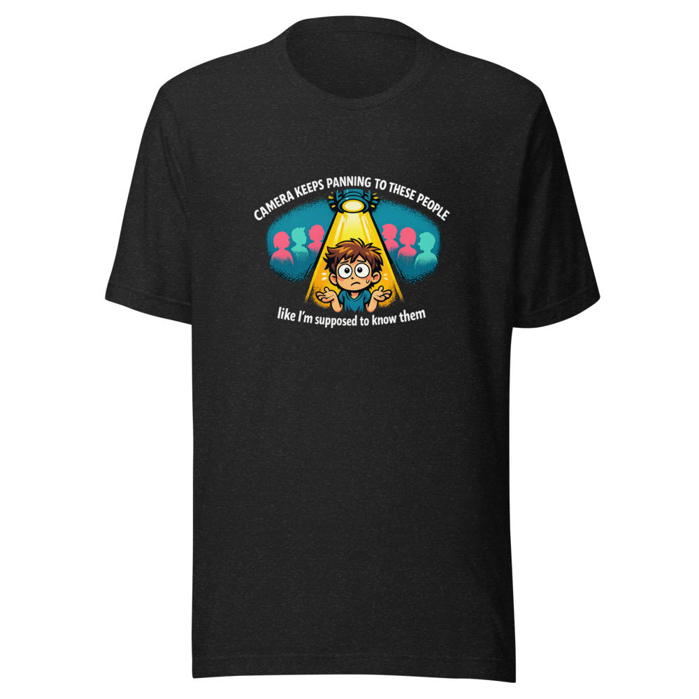 Camera Panning People Meme T-Shirt