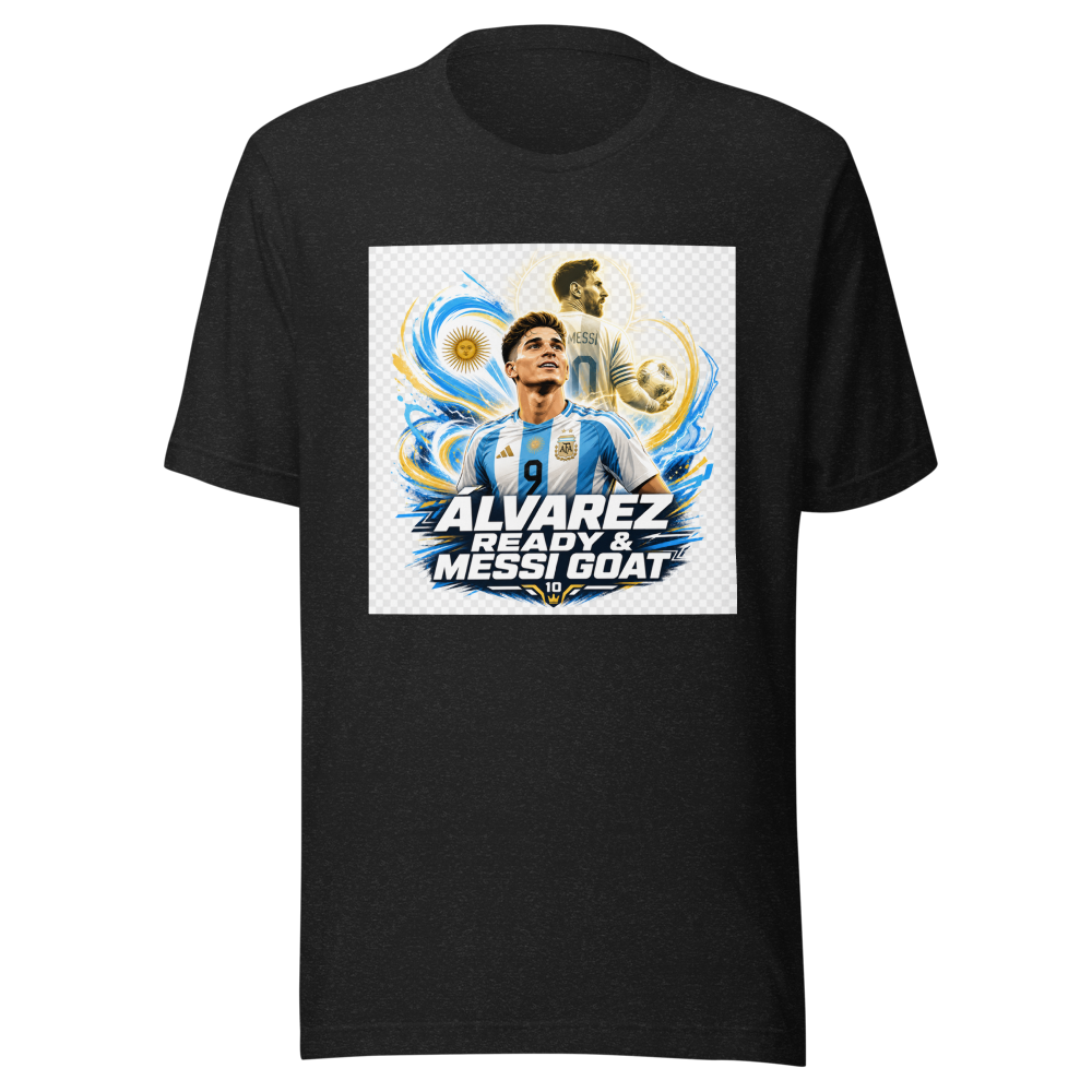 Julián Álvarez Ready & Messi GOAT Tee