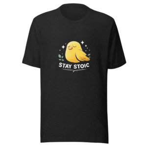 Stoic Bird T-Shirt: Stay Calm & Carry On