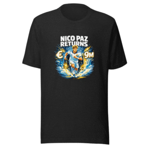 Nico Paz Returns: Real Madrid's Masterclass Tee