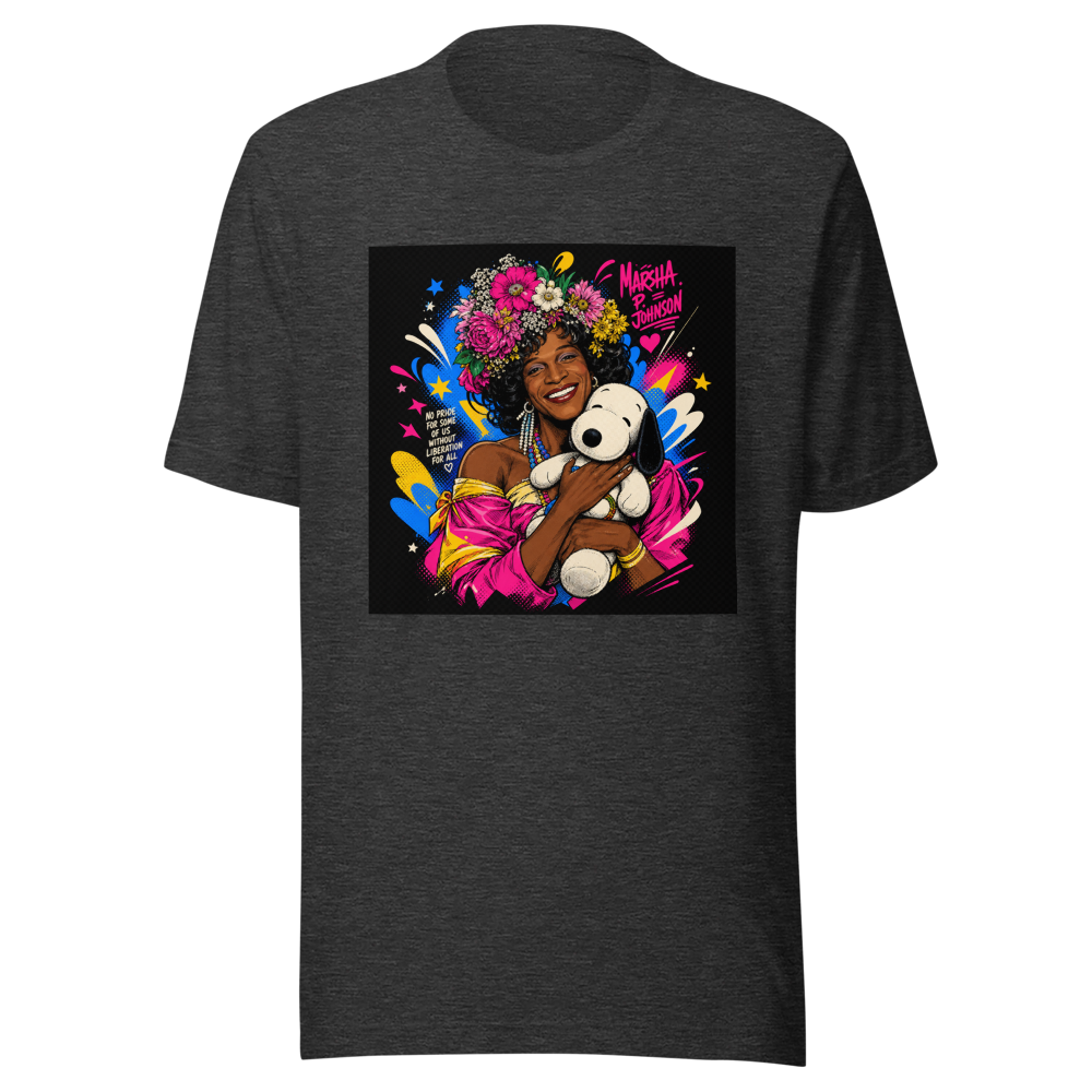 Marsha P. Johnson & Snoopy Pride Doll Tee - Image 9