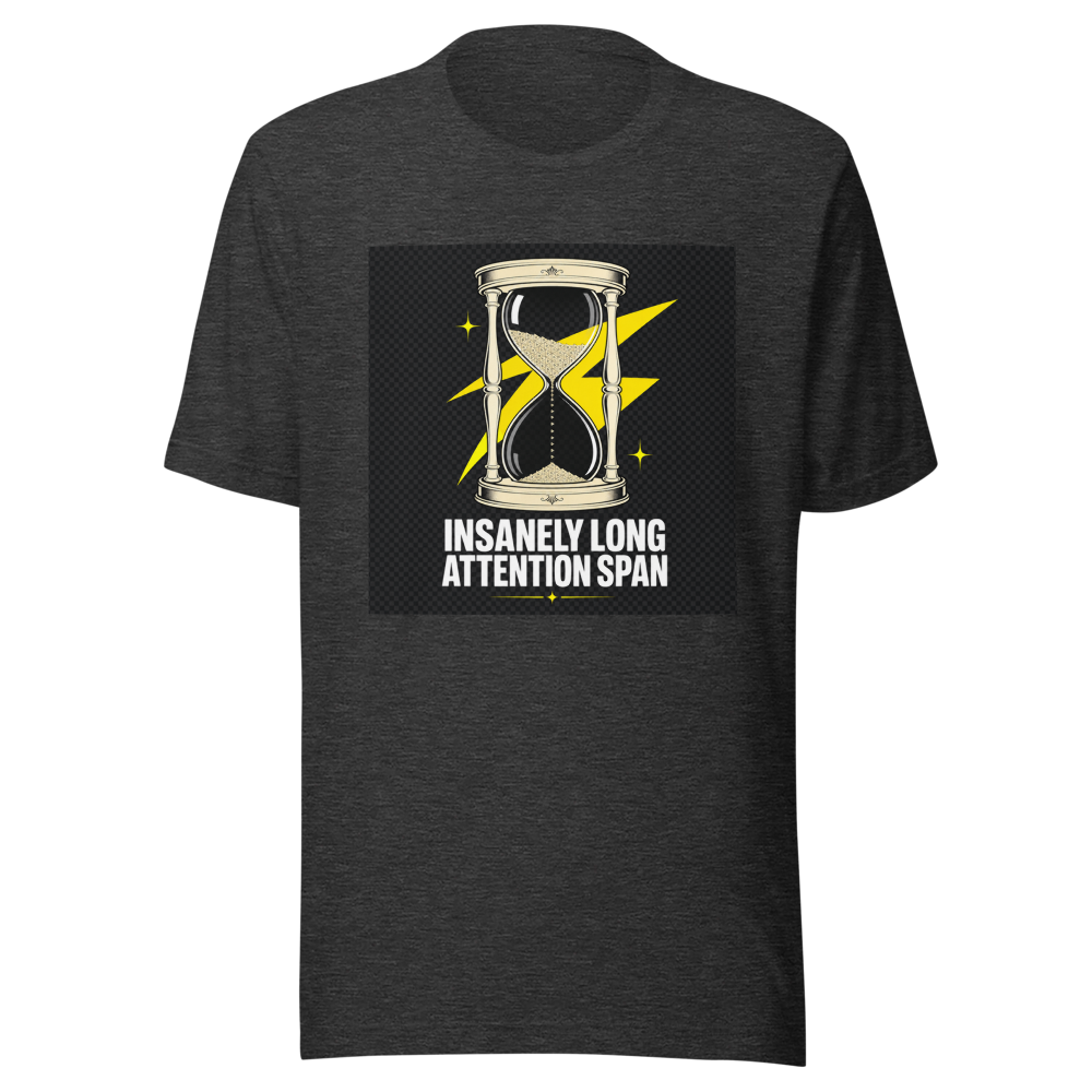 Long Attention Span TikTok Reels Meme Shirt - Image 9