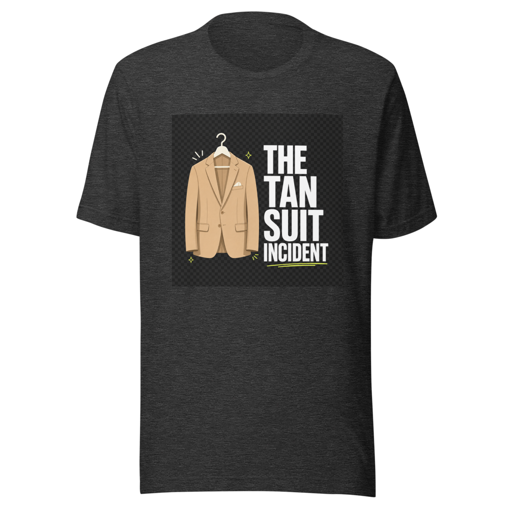 Obama Tan Suit Meme T-Shirt - Image 9