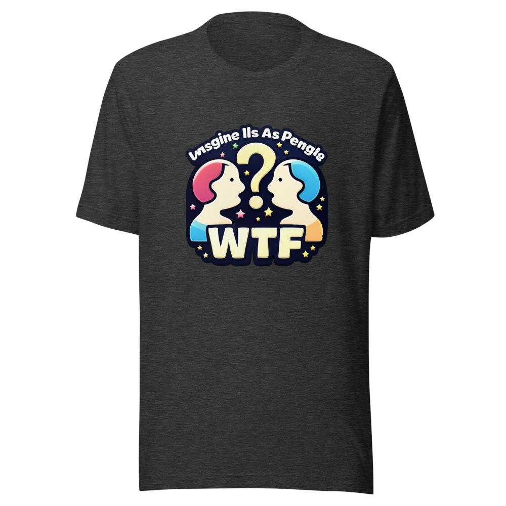 Imagine Us As People WTF Unisex T-Shirt - Image 9