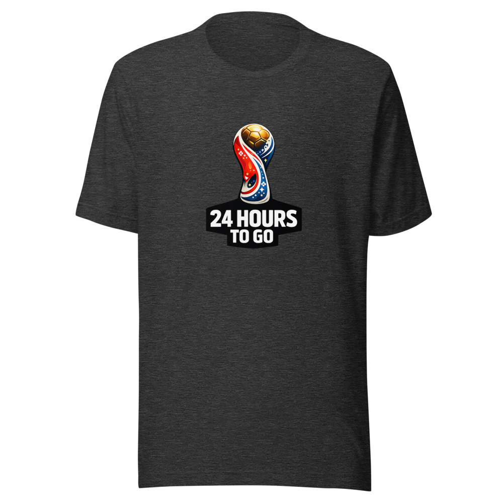 24 Hours To Go FIFA World Cup Countdown Tee - Image 9
