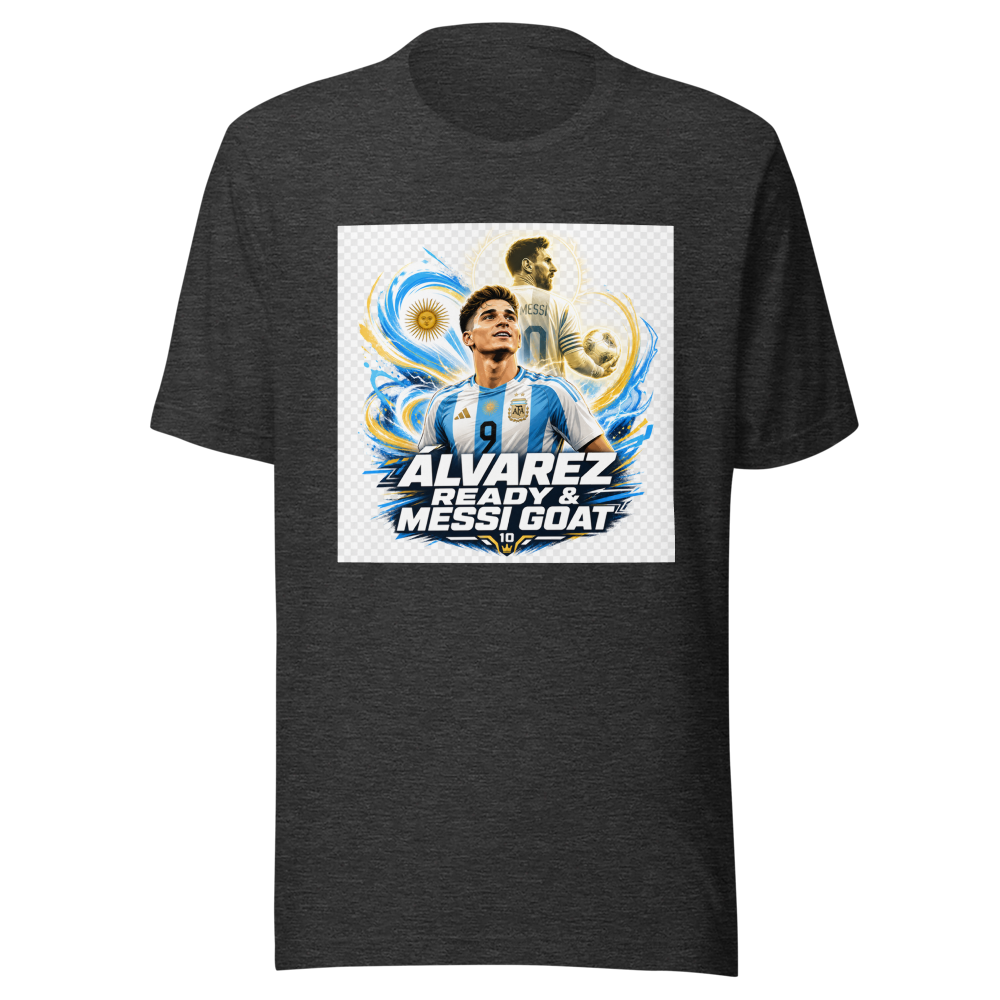Julián Álvarez Ready & Messi GOAT Tee - Image 9
