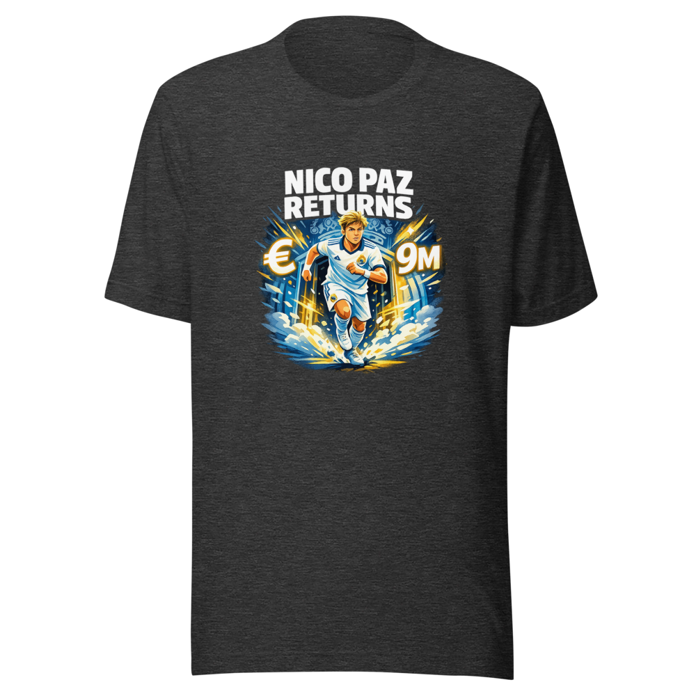 Nico Paz Returns: Real Madrid's Masterclass Tee - Image 9