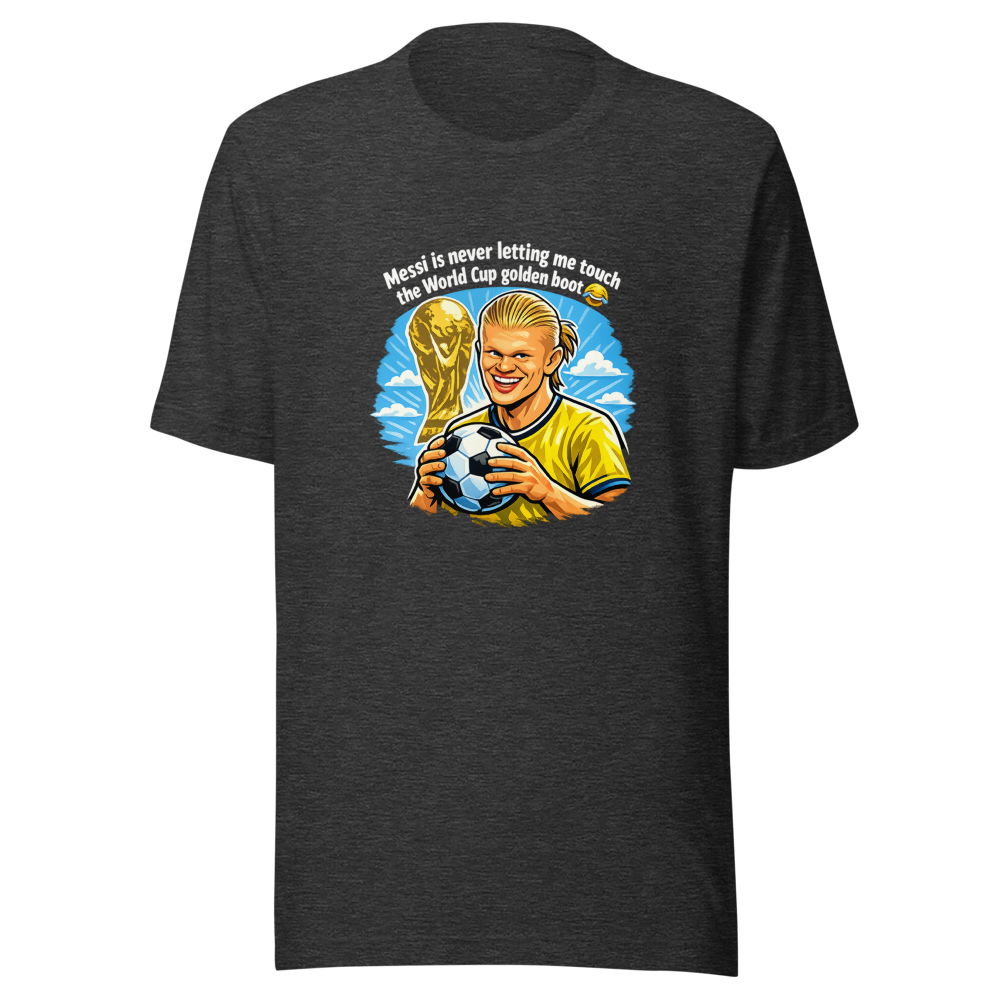 Haaland's Golden Boot Joke Tee - Image 9