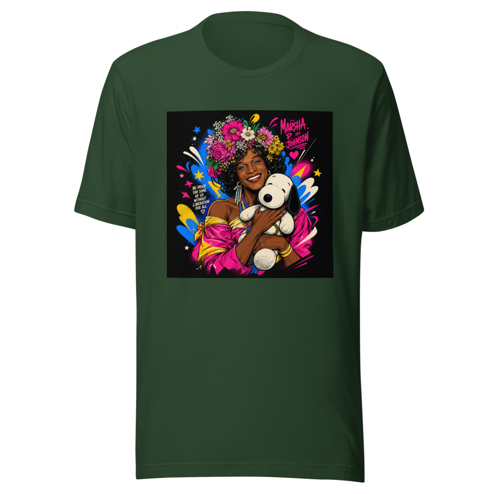Marsha P. Johnson & Snoopy Pride Doll Tee - Image 7