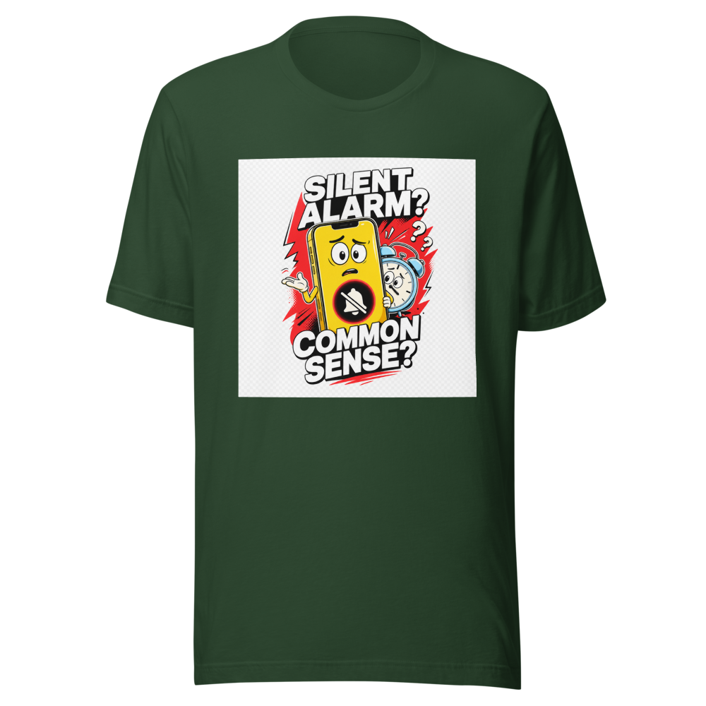 Silent Alarm? Apple's Common Sense Fail T-Shirt - Image 7