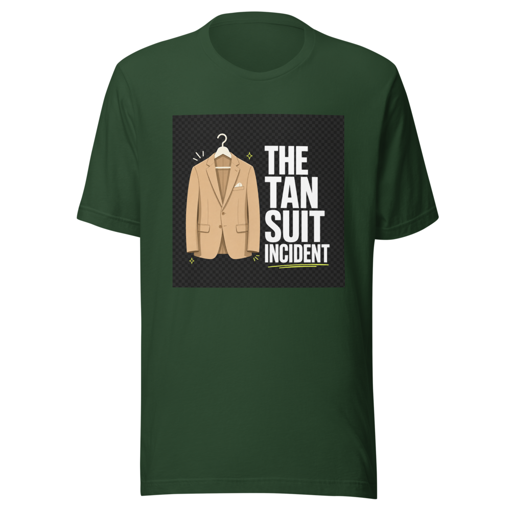 Obama Tan Suit Meme T-Shirt - Image 7