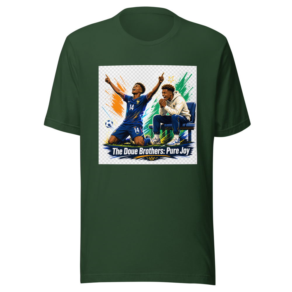 Doue Brothers Ivory Coast Goal Celebration T-Shirt - Image 7