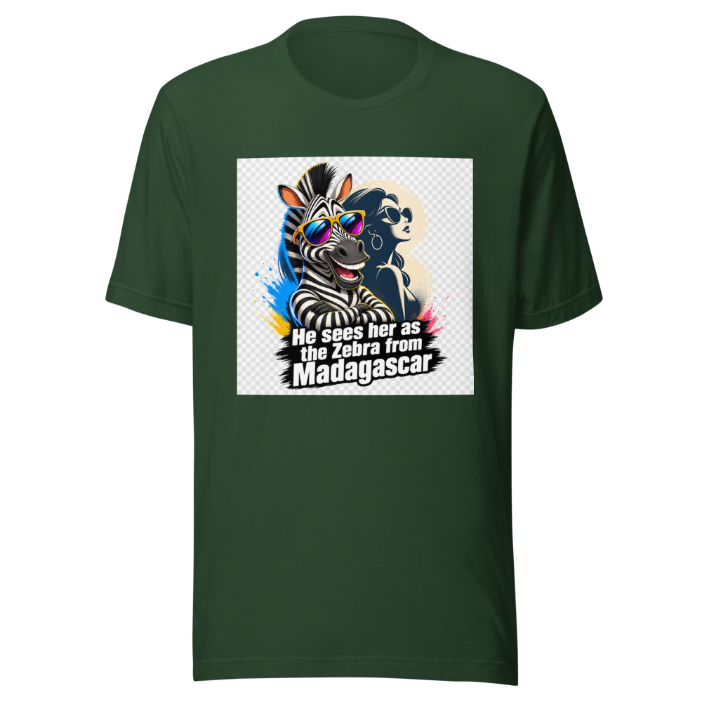 Rihanna Zebra Madagascar Meme T-Shirt - Image 7