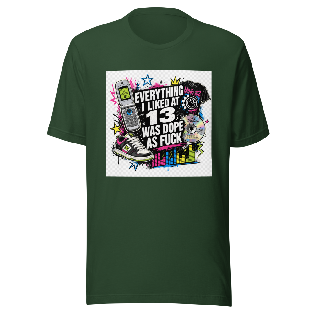 Everything You Loved As A Teen Was Awesome T-Shirt - Image 7