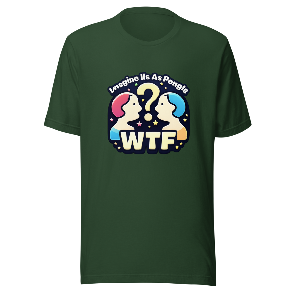 Imagine Us As People WTF Unisex T-Shirt - Image 7