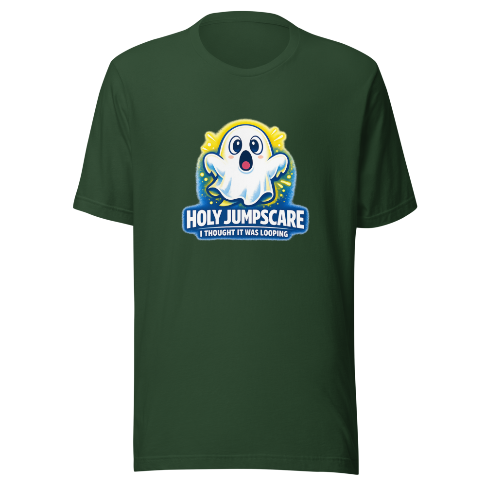 Holy Jumpscare Thought It Was Looping Tee - Image 7