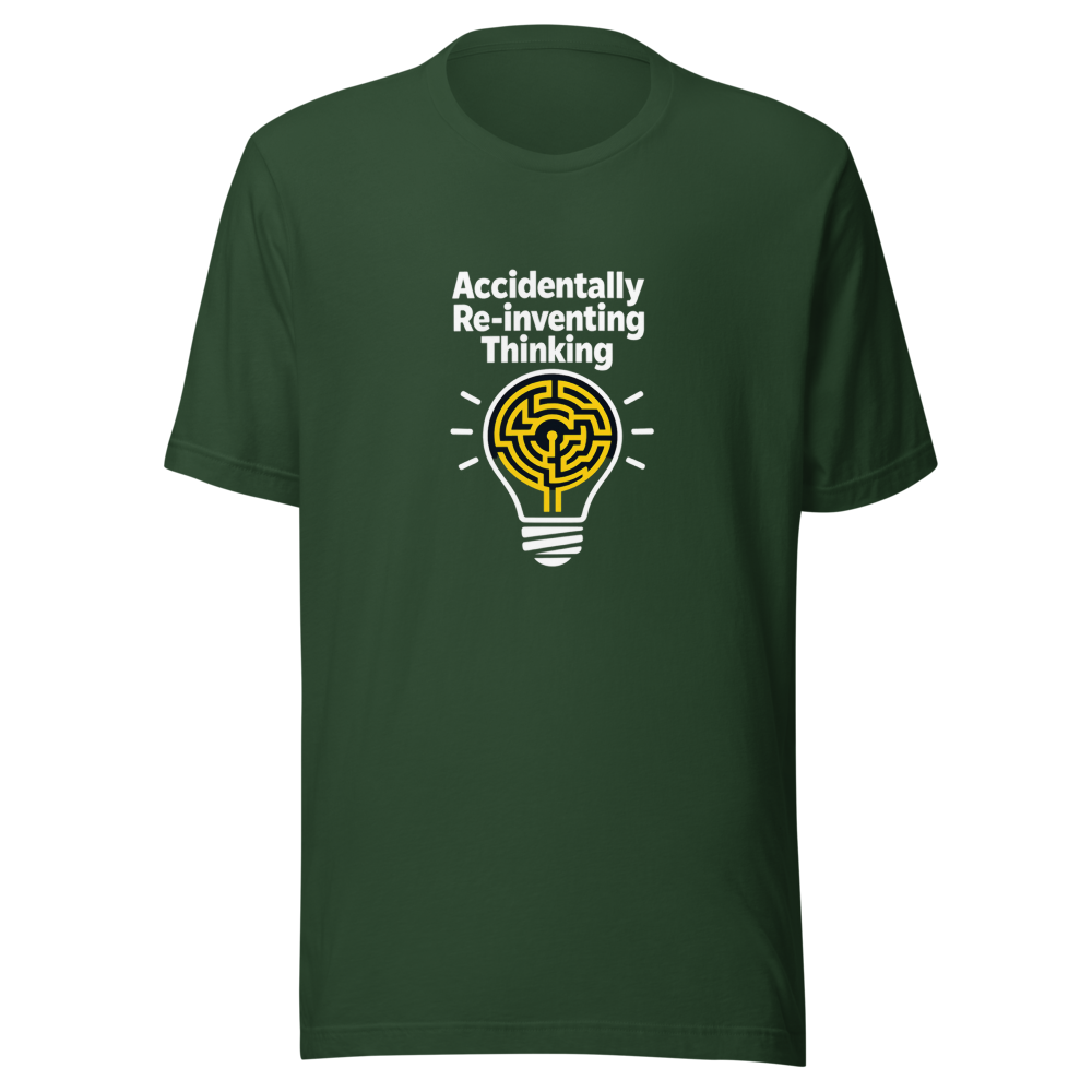 Accidental Genius: Re-Inventing Thinking T-Shirt - Image 7