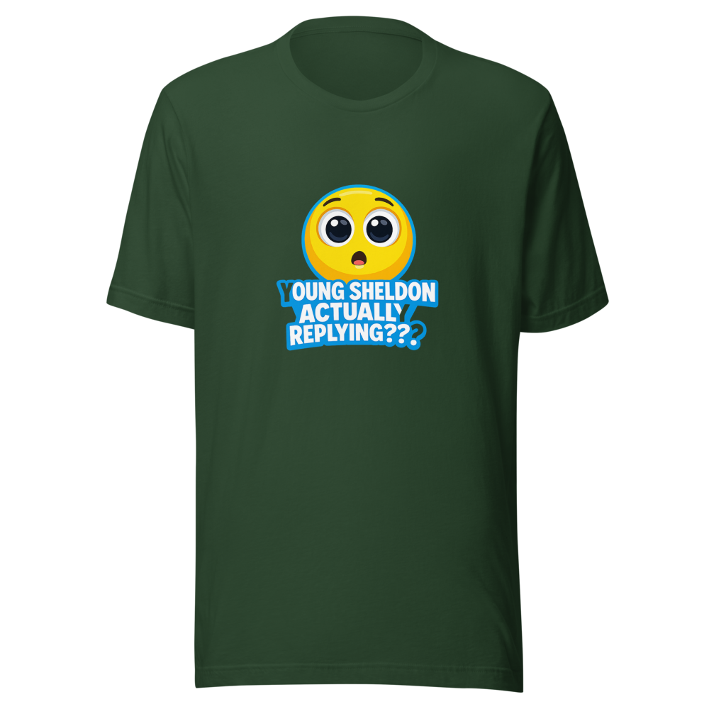 Young Sheldon Replies! Viral Tweet Tee - Image 7
