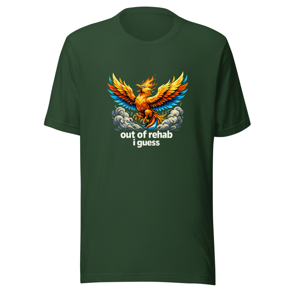 Out Of Rehab Guess I'm Back Viral Meme T-Shirt - Image 7