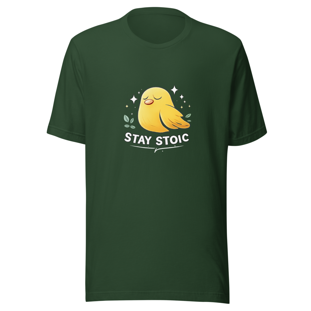 Stoic Bird T-Shirt: Stay Calm & Carry On - Image 7