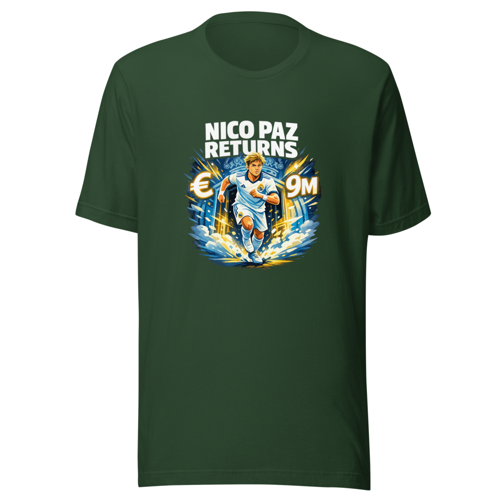 Nico Paz Returns: Real Madrid's Masterclass Tee - Image 7