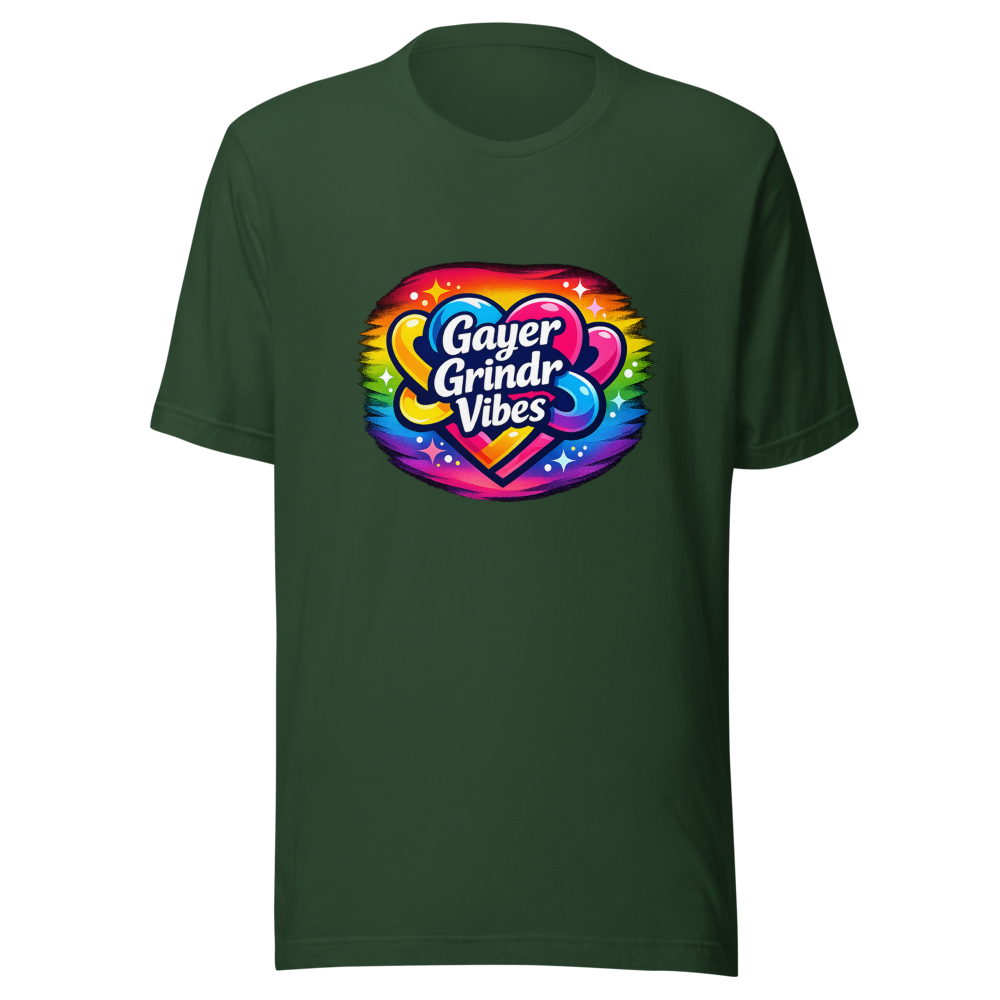Gayer Grindr Vibes T-Shirt - Image 7