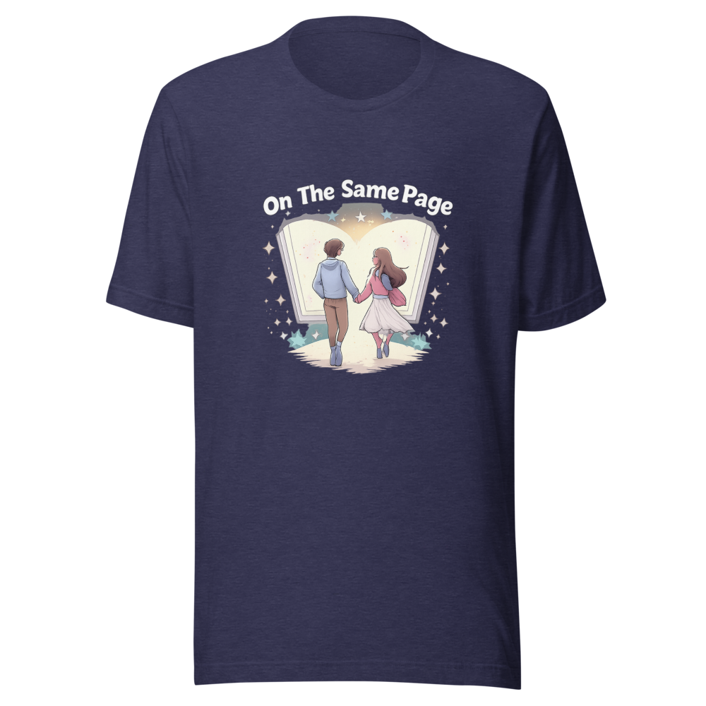 Same Page RomCom Married Couple T-Shirt - Image 5