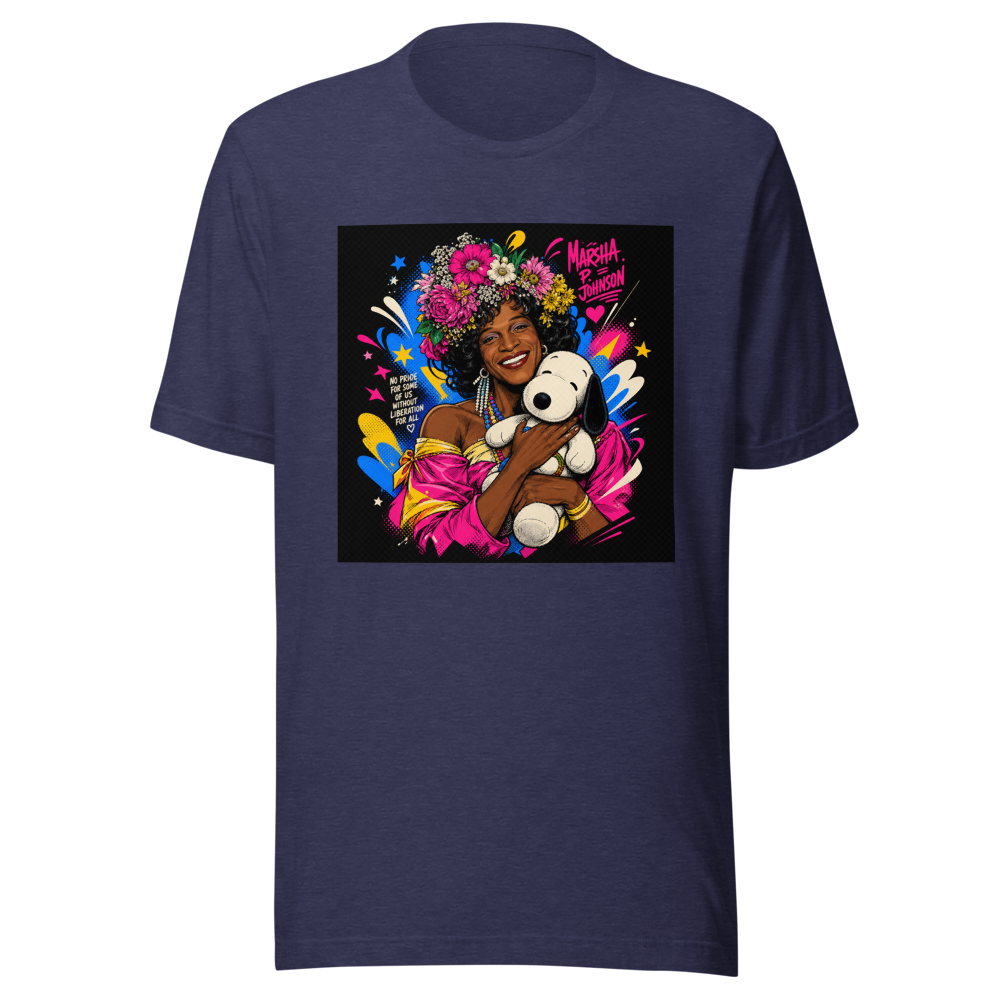 Marsha P. Johnson & Snoopy Pride Doll Tee - Image 5