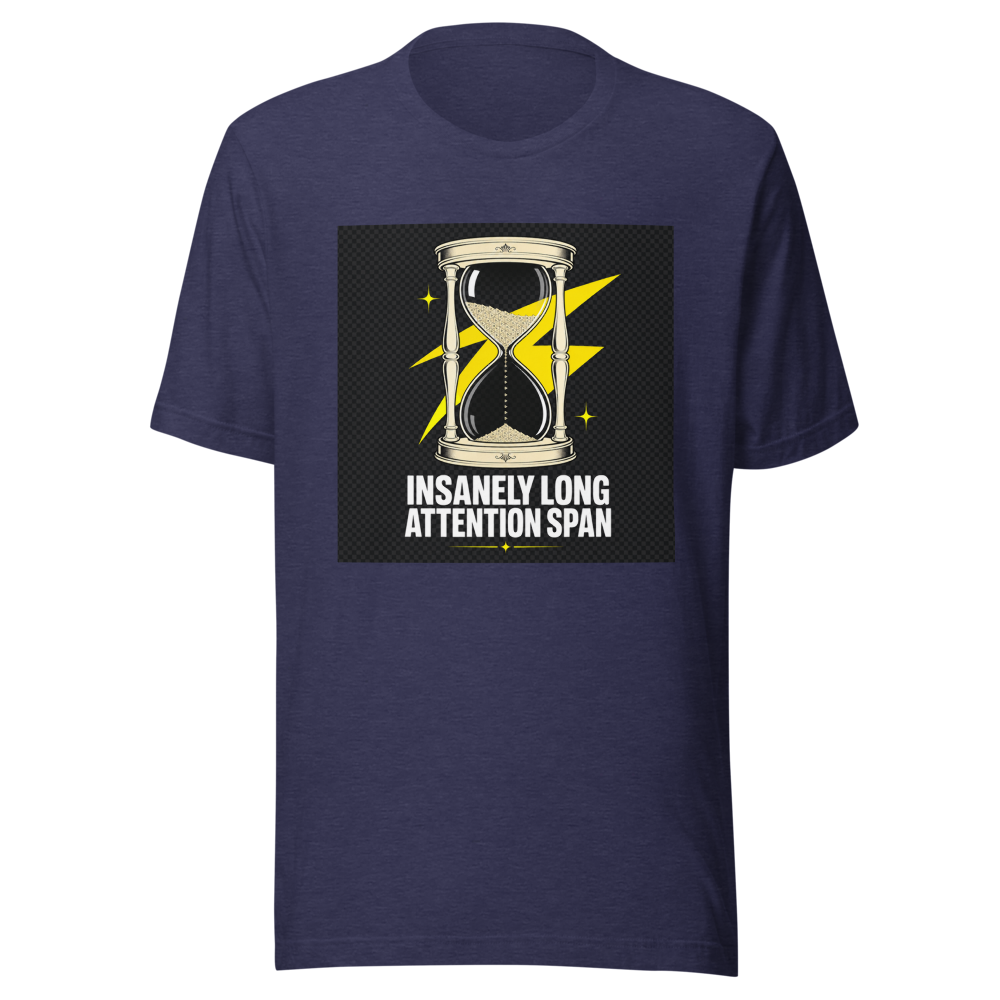 Long Attention Span TikTok Reels Meme Shirt - Image 5