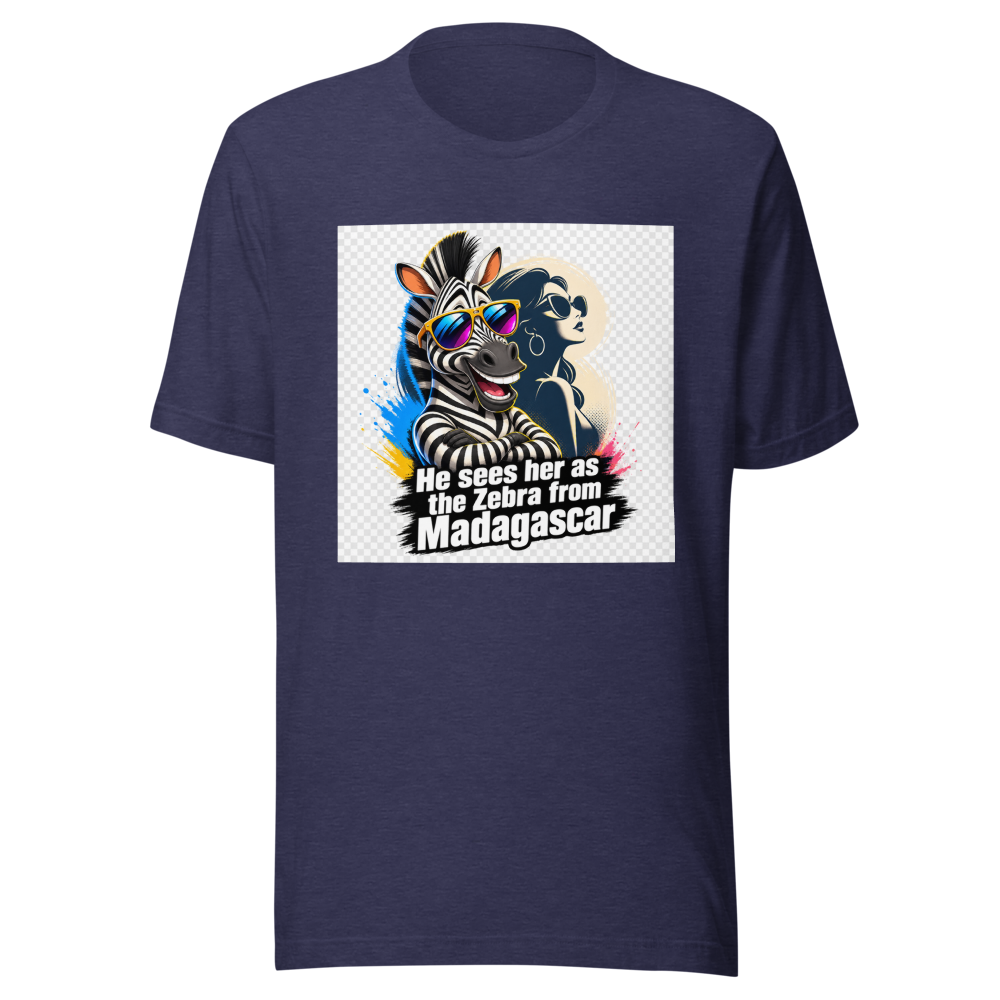 Rihanna Zebra Madagascar Meme T-Shirt - Image 5
