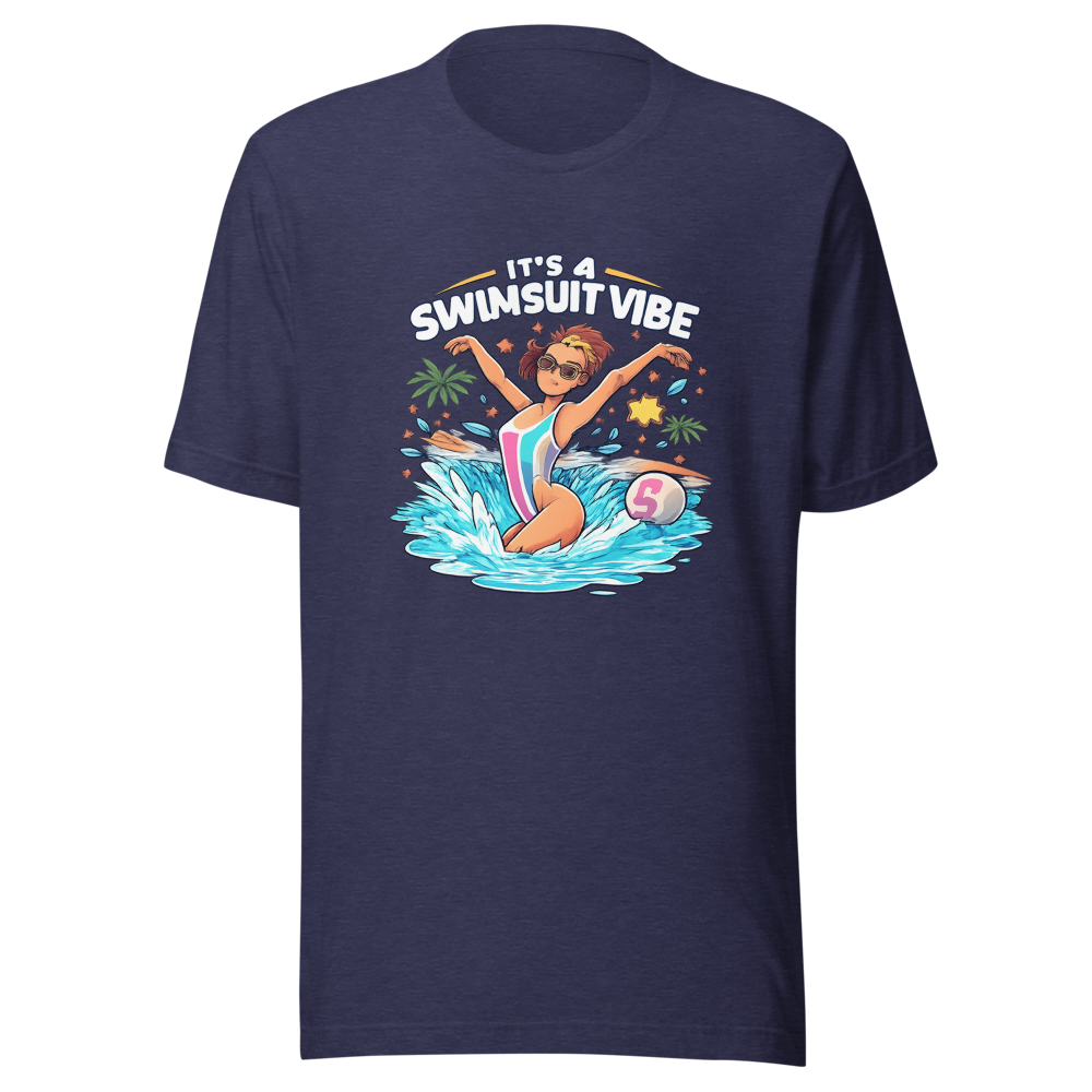 Stop Watching Porn Swimsuit Vibe Tee - Image 5