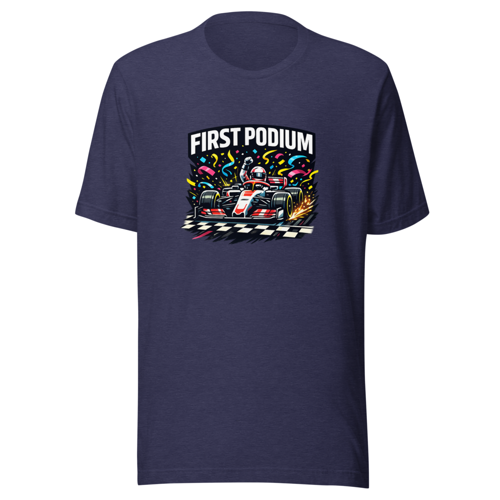 Isack Hadjar Podium Vibes F1 Fan T-Shirt - Image 5