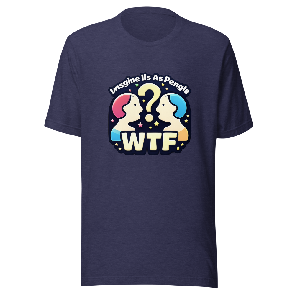 Imagine Us As People WTF Unisex T-Shirt - Image 5