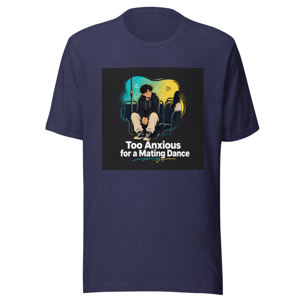 Anxious Gay Man Mating Dance Bus T-Shirt - Image 5