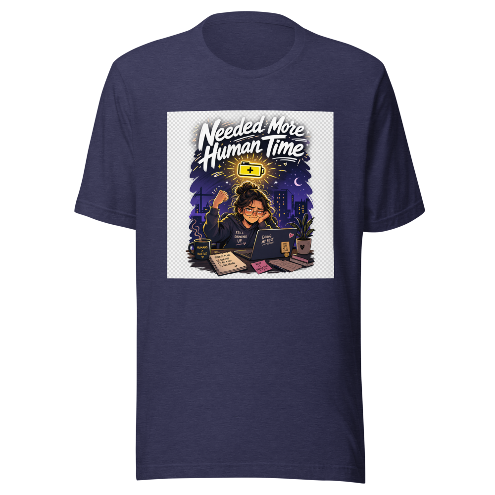 Human After Work Funny Quote T-Shirt - Image 5