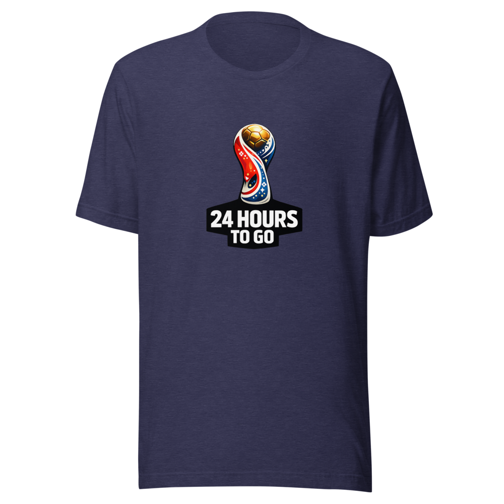 24 Hours To Go FIFA World Cup Countdown Tee - Image 5