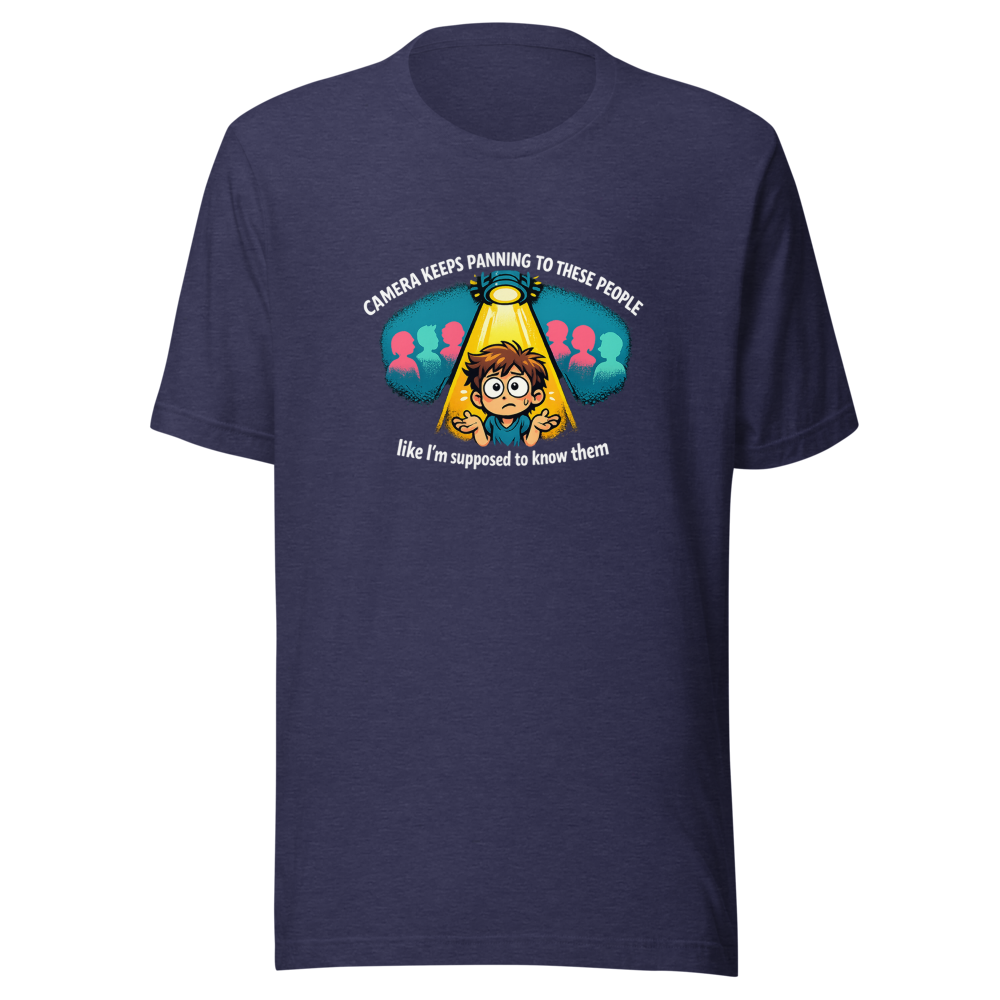 Camera Panning People Meme T-Shirt - Image 5