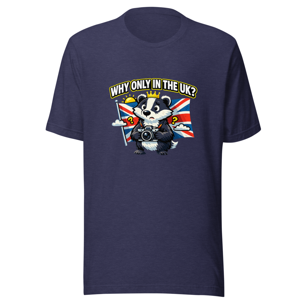 UK Photo Mystery Funny British Meme T-Shirt - Image 5