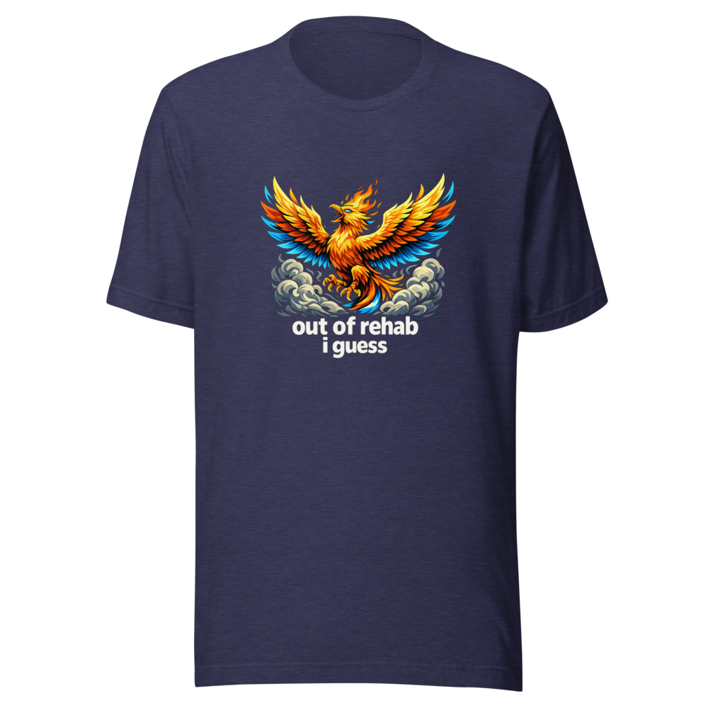 Out Of Rehab Guess I'm Back Viral Meme T-Shirt - Image 5