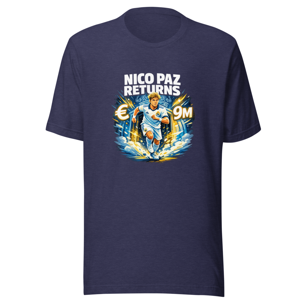 Nico Paz Returns: Real Madrid's Masterclass Tee - Image 5