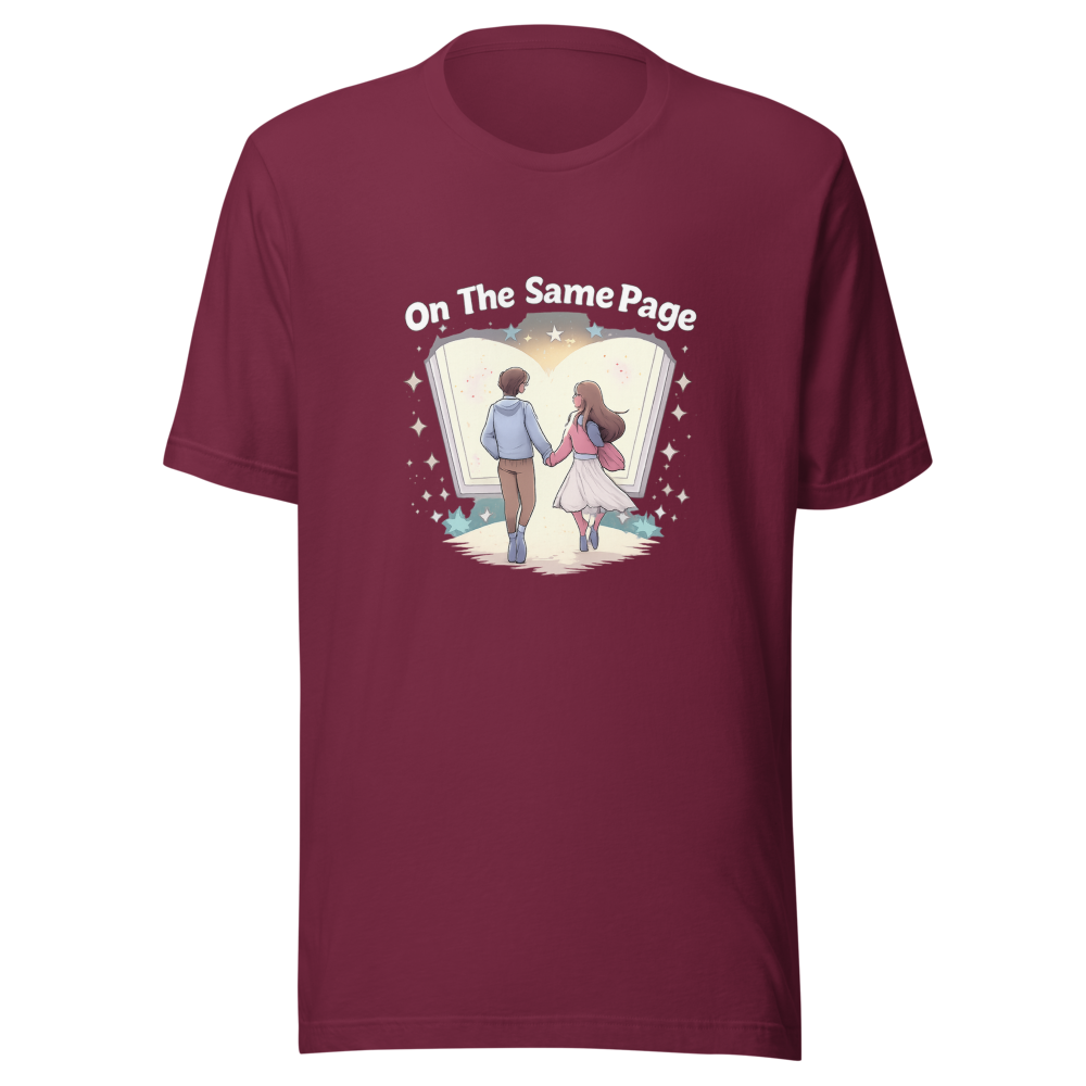 Same Page RomCom Married Couple T-Shirt - Image 6