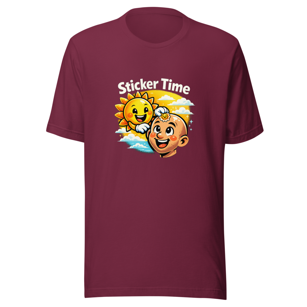 Bald Head Stickers - Funny Meme T-Shirt - Image 6
