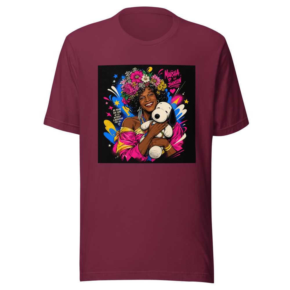 Marsha P. Johnson & Snoopy Pride Doll Tee - Image 6