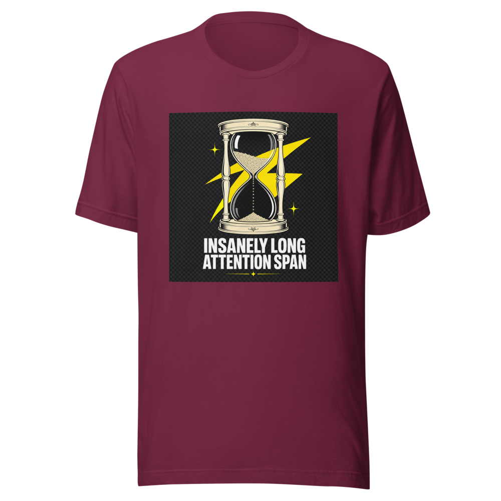 Long Attention Span TikTok Reels Meme Shirt - Image 6