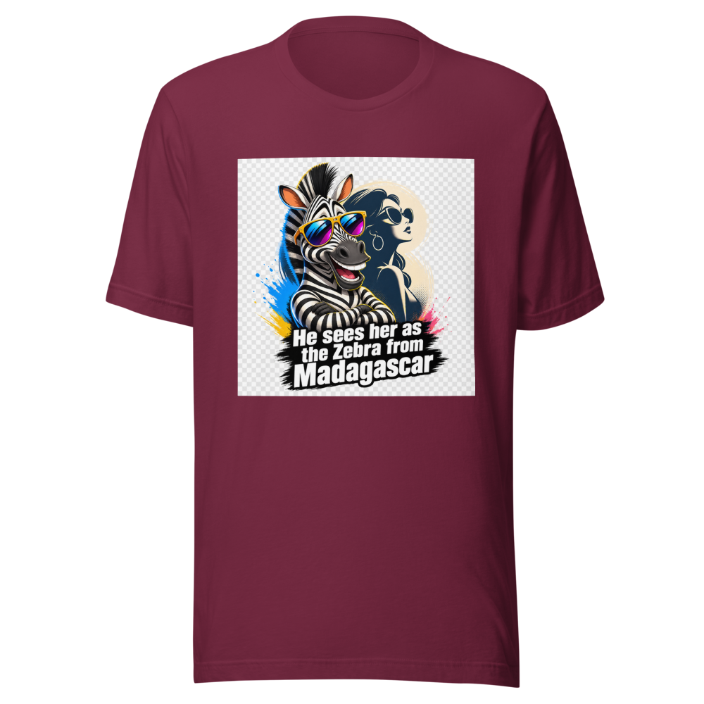 Rihanna Zebra Madagascar Meme T-Shirt - Image 6