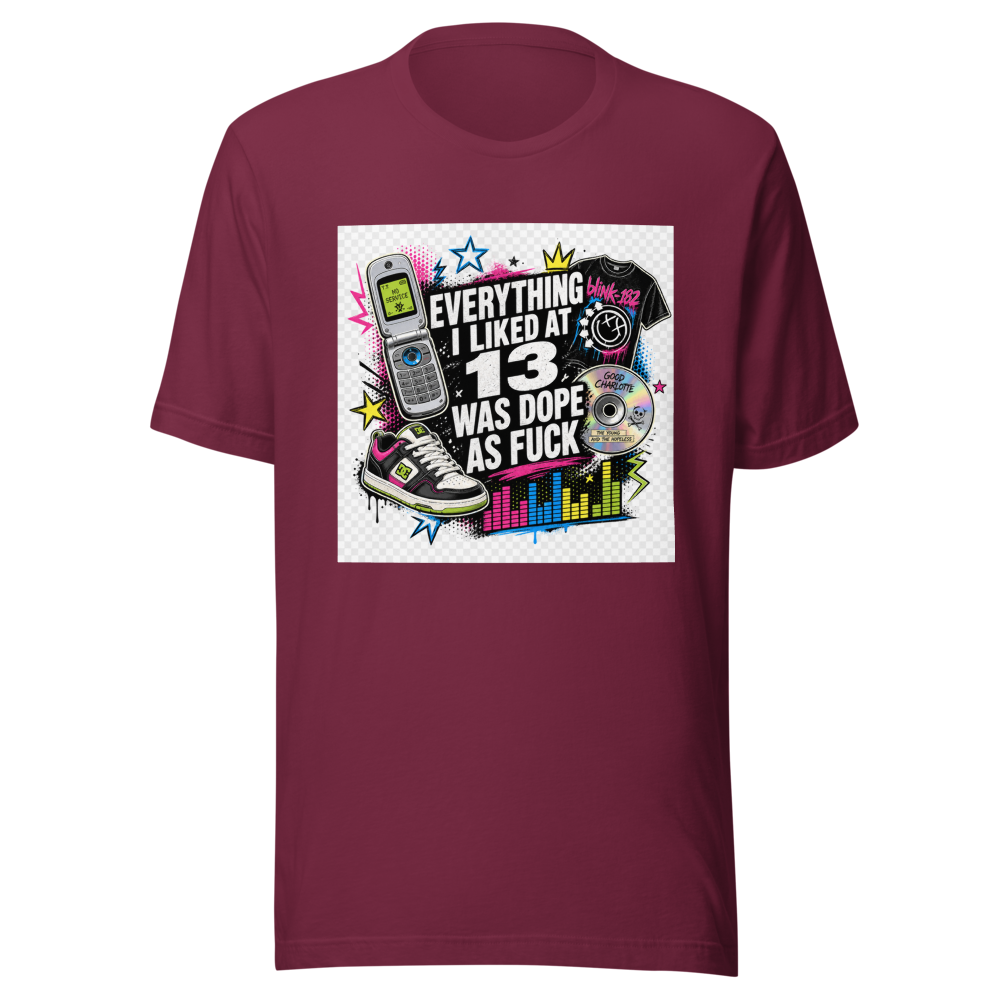 Everything You Loved As A Teen Was Awesome T-Shirt - Image 6