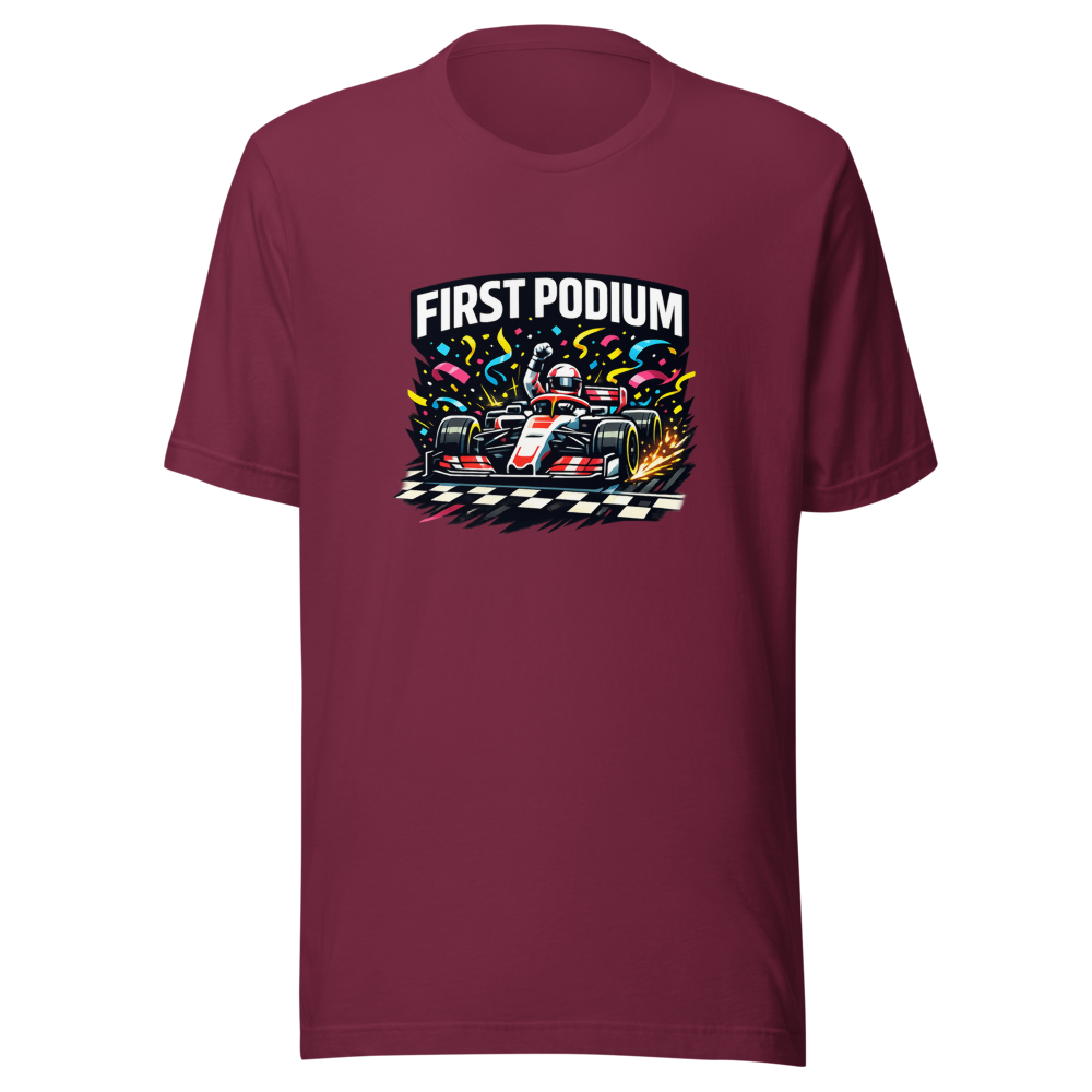 Isack Hadjar Podium Vibes F1 Fan T-Shirt - Image 6