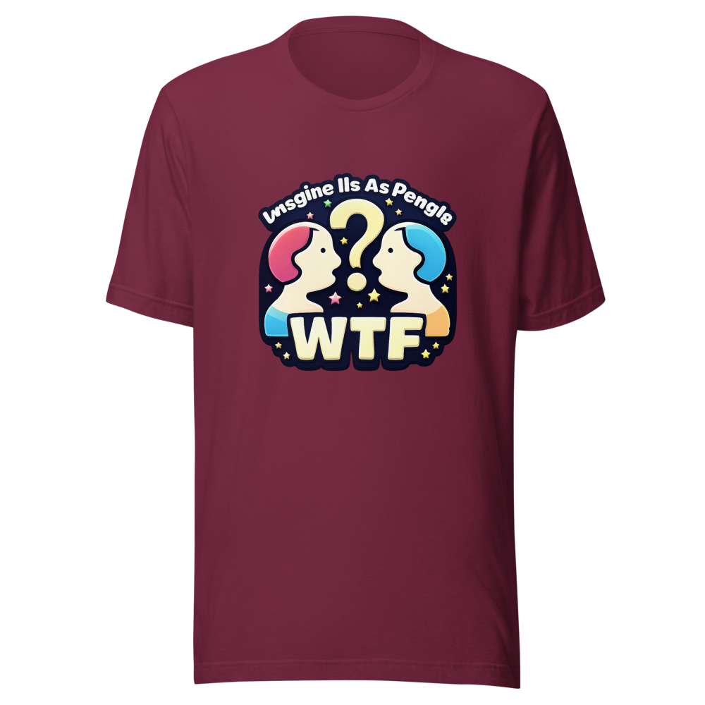 Imagine Us As People WTF Unisex T-Shirt - Image 6