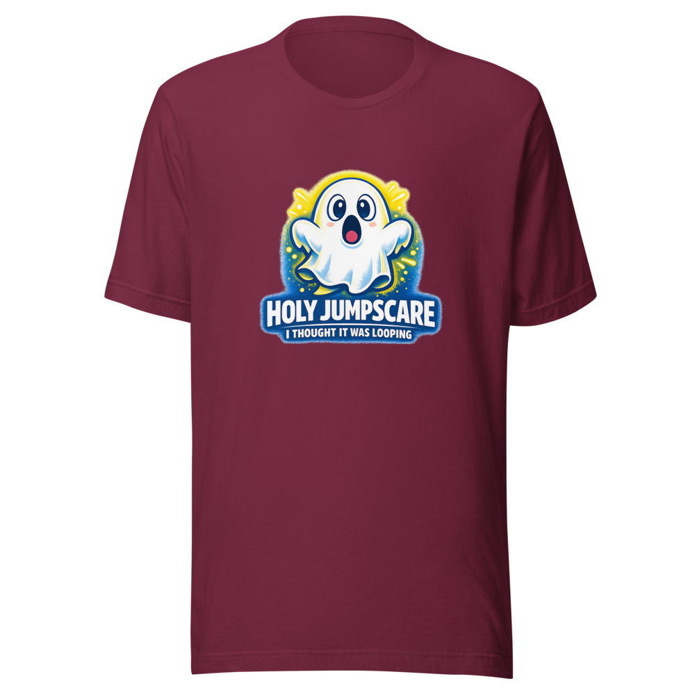 Holy Jumpscare Thought It Was Looping Tee - Image 6