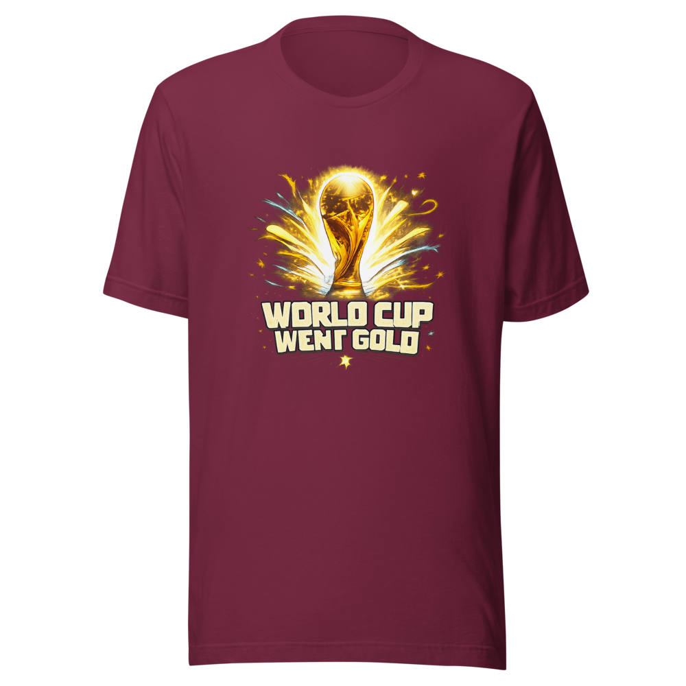 World Cup Went Gold Champion Tee - Image 6